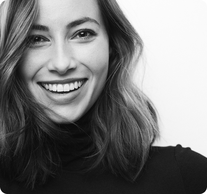 donna sorridente