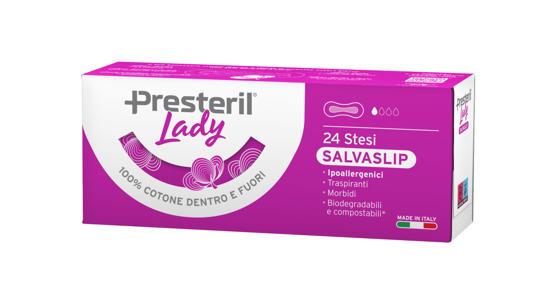 salvaslip in cotone presteril