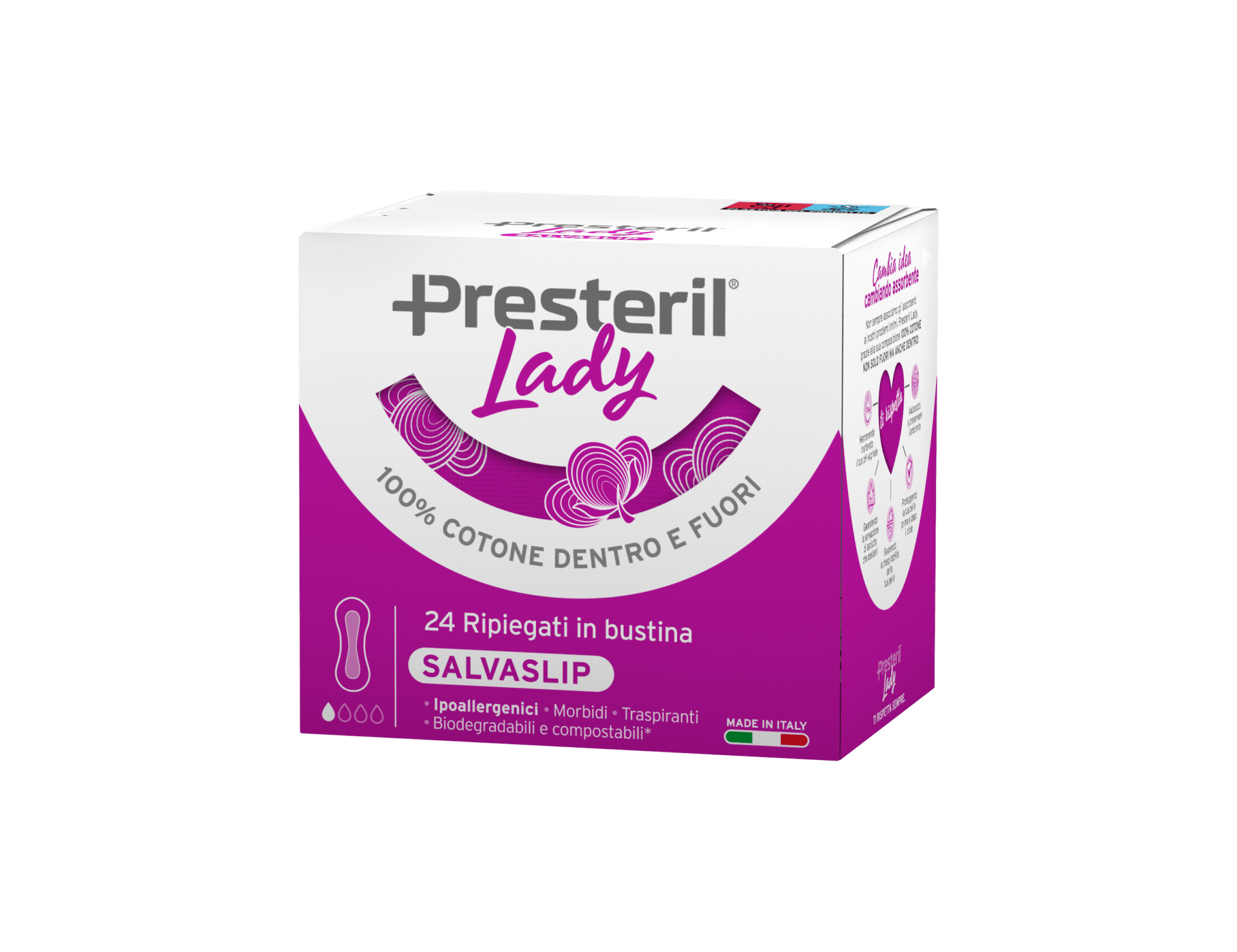 salvaslip presteril lady cotone