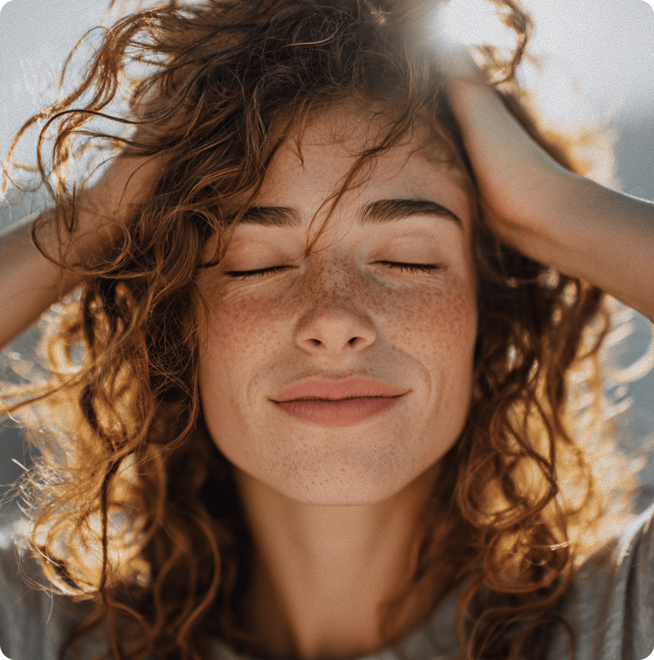 primo piano ragazza sorridente