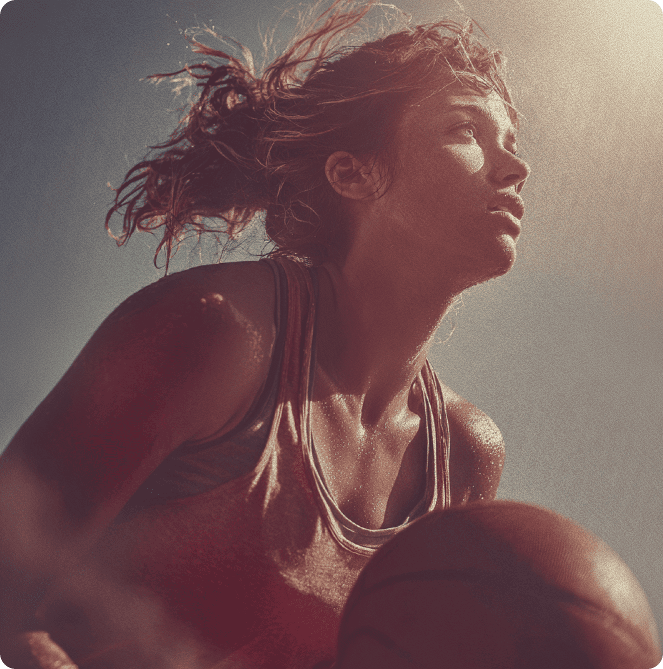 giovane ragazza sportiva